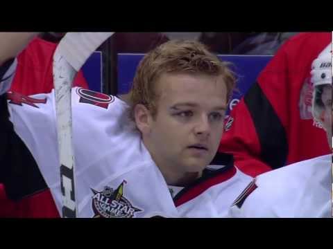 Dion Phaneuf Huge Open Ice Hit on Stephane Da Costa - Oct 8th 2011 (HD)