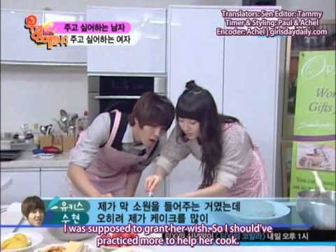 [ENG SUB] 101231 WAD Ep. 4 - Romantic Couple (Yura & Soohyun)