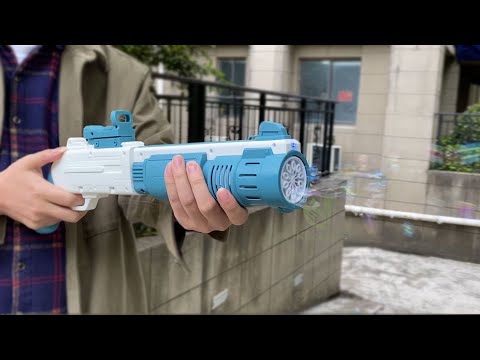 Bubble Machine Gun Unbox and Review - Newest Bubble Machine Gun 2022