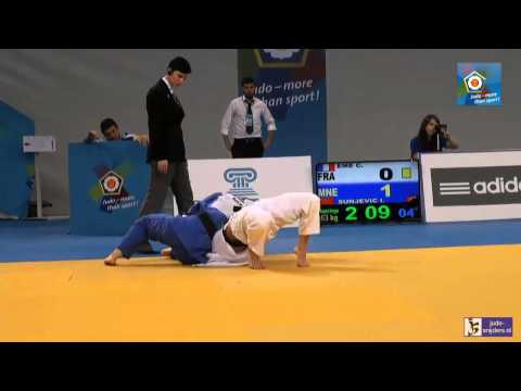 Judo 2014 European Championships Cadets: Eme (FRA) - Sunjevic (MNE) [-63kg] rep