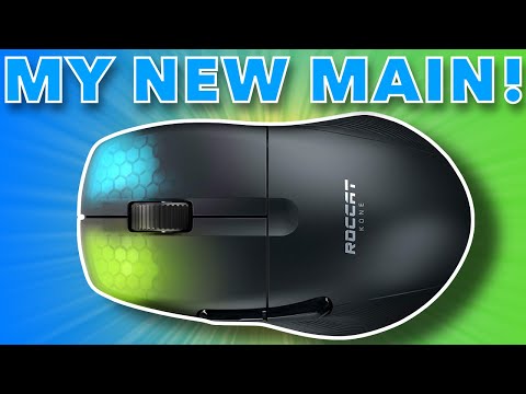 Roccat Kone Pro Black ( ROC-11-400-01) Игровая мышь c подсветкой Топ для Minecraft (Drag / Butterfly Clicking) - фото 1 - id-p2046516464