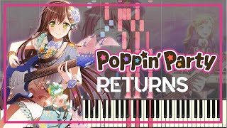 Poppin&#39;Party - Returns Bang Dream S2 Piano Cover