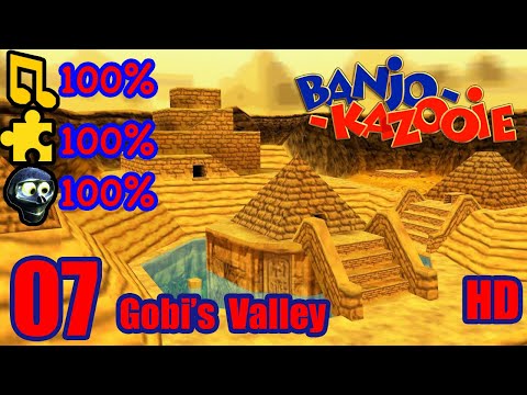 Banjo Kazooie HD 100% Walkthrough Part 7 - Gobi's Valley