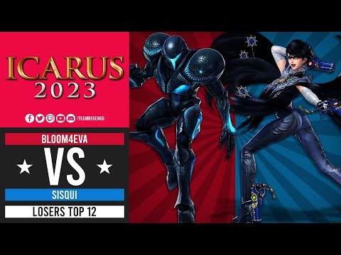 Icarus 2023: Losers Top 12 - BMS| Bloom4eva (Bayonetta,Aegis) Vs Giants| Sisqui (Dark Samus)
