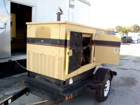 Used- Olympian / Generac 20 kW trailered portable diesel generator set - stock# 43477001