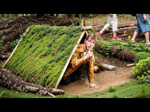 ZBUDOWAŁEM SEKRETNĄ BAZĘ W LESIE!