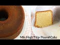 Mile High 7 Up Pound Cake