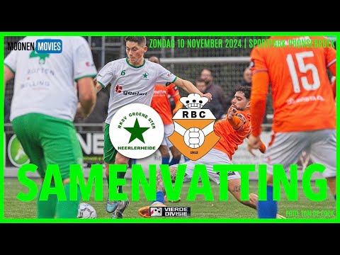 🔥 SAMENVATTING SPEKTAKEL GROENE STER - RBC | TOPPER VIERDE DIVISIE