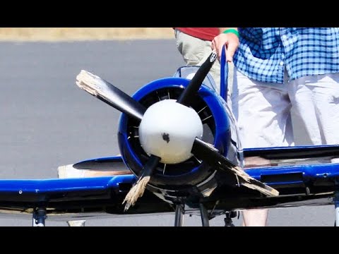 AWESOME SOUND OF MULTIPLE MOKI POWERED RC WARBIRD FIGHTERS - LMA RAF COSFORD 100 YRS # 1 - 2018