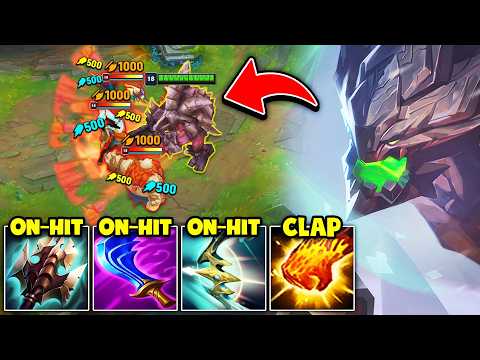 Malphite but I build on-hit items and clap your entire health bar (WTF IS THIS DAMAGE?)