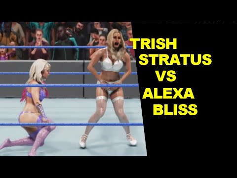 WWE 2K19 Trish Stratus vs Alexa Bliss - Iron Woman Match