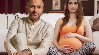 Pregnant Sonam Kapoor Flaunting her 4 month Baby Bump with husband Anand Ahuja