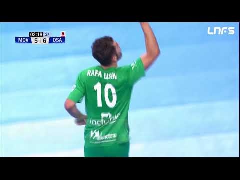 Gol Rafa Usín (5-6) Movistar Inter - Osasuna Magna. 1Div, J18