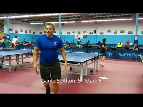 Big lobber Mark (1584) is a major obstacle for young kids. Can Alton (1608) slay Goliath?