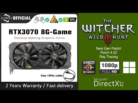 The Witcher 3 || Next-Gen - Patch 4.02 || RT || DX12 || RTX 3070 || 5600X || W11 || 32 GB RAM || FHD