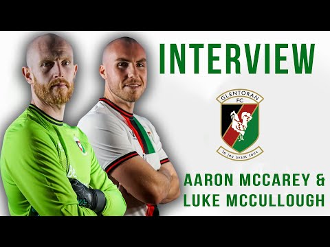 Pre Match Interview | Glentoran vs Ballyclare Comrades - Aaron McCarey & Luke McCullough