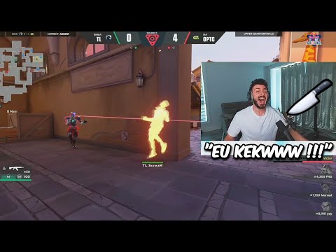 SEN Tarik reacts OpTic Victor 🔪KNIFING ScreaM | Valorant Champions
