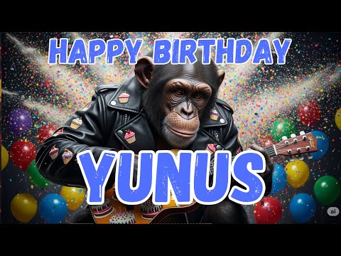 YUNUS Happy Birthday Song - Happy Birthday to Yunus