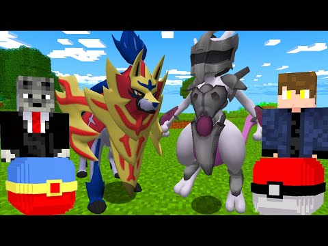 Minecraft - LUCKY PIXELMON POKÉMON DE GALAR vs LUCKY PIXELMON POKÉMON DE KANTO (Pokémon)