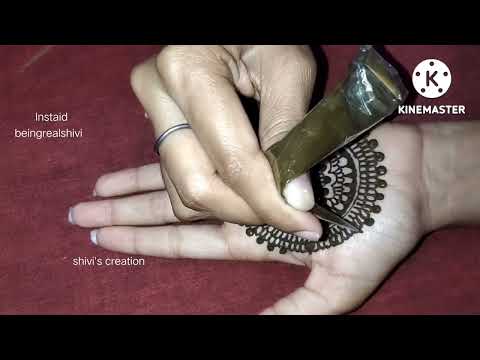 Indian traditional palm henna design 😊 #hennamehandi #arabicmehandi #indiandesign #fullpalmdesign