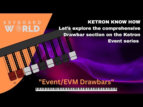 Ketron Event/EVM -The Drawbars