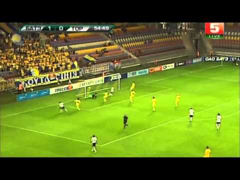 Чемпионат Беларуси. XVII тур. БАТЭ - Торпедо-БелАЗ, 1:1. Матч 10.07.2014