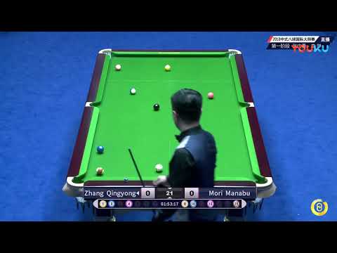 Zhang Qingyong VS Mori Manabu (JPN) - World Chinese 8 Ball Masters 2018-2019 Stop 3 Shuangyashan