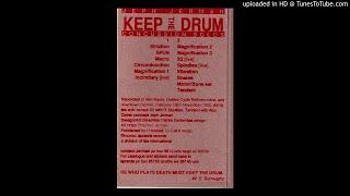 2/2 JEPH JERMAN 'Keep The Drum' (Concussion Solos) Cassette SIDE B 1990 (FULL/COMPLETE)