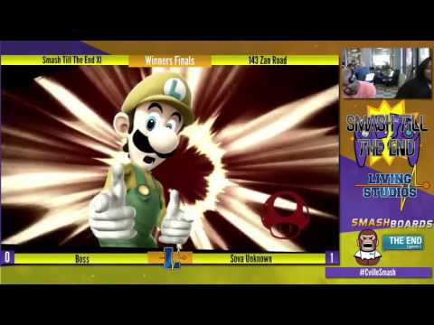 STTE XI - Boss (Luigi) Vs Sova Unknown (T. Link) - Winners Finals - Smash 4