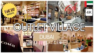 Dubai Outlet Village 2025! NEW SHOPS, Luxury Brands, Prices, Deals & More! Shopping Tour in 4K 🇦🇪