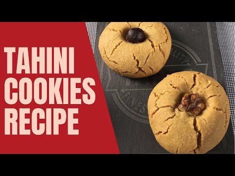 Tahini Cookies Recipe | How To Make Tahini Cookies?