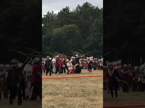 Bosworth Battlefield 2022 part of the reenactment of Towton
