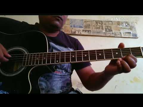 Classical romanza in acoustic guitar finger style