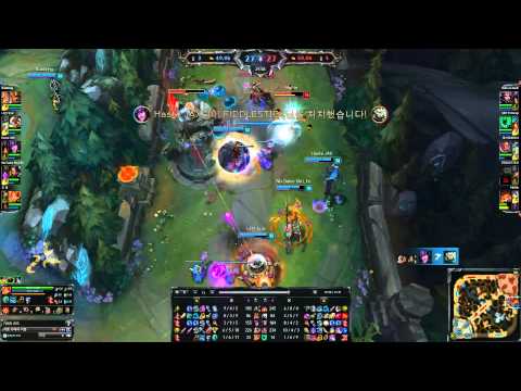 SKT T1 Faker   LeBlanc vs Syndra   KR LOL SoloQ Highlights