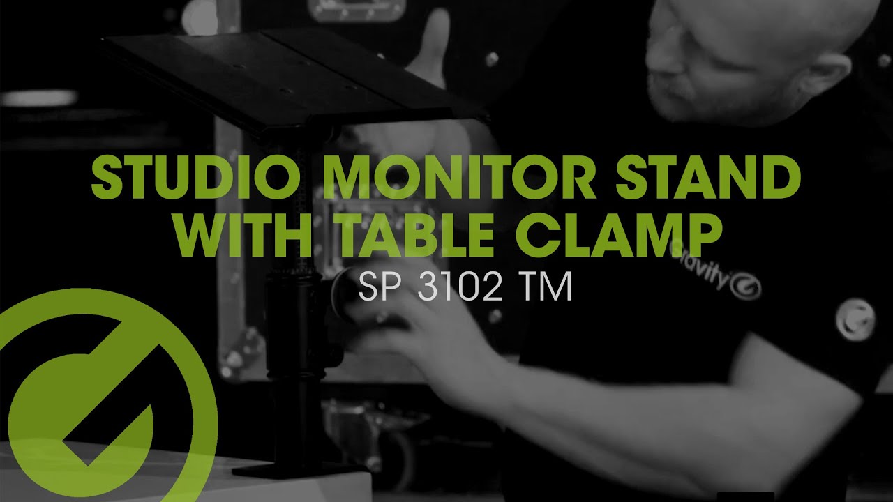 Gravity GSP3102TM Adjustable Monitor Stand w/Table Clamp (Single)
