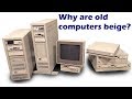 Miksi vanhat tietokoneet ovat beigen värisiä?