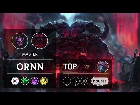Ornn Top vs Cho'Gath - KR Master Patch 9.21