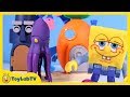 SpongeBob Playset Imaginext Toy Matchbox Undersea Squid Story From ToyLabTV Videos For Kids