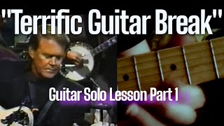 How to play the 'terrific guitar break' solo to Glen Campbell's 'Gentle on My Mind" (Live)