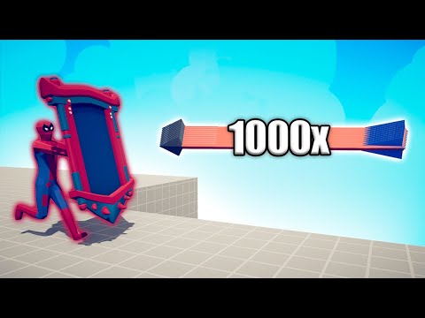 SPIDERMAN MIRROR SHIELD vs EVERY GOD - Totally Accurate Battle Simulator TABS 2024