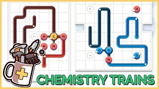 Combining TRAINS & SCIENCE in this Minimalistic Puzzler | Sokobond Express