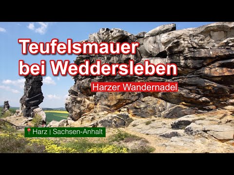 Teufelsmauer bei Weddersleben | Harzer Wandernadel