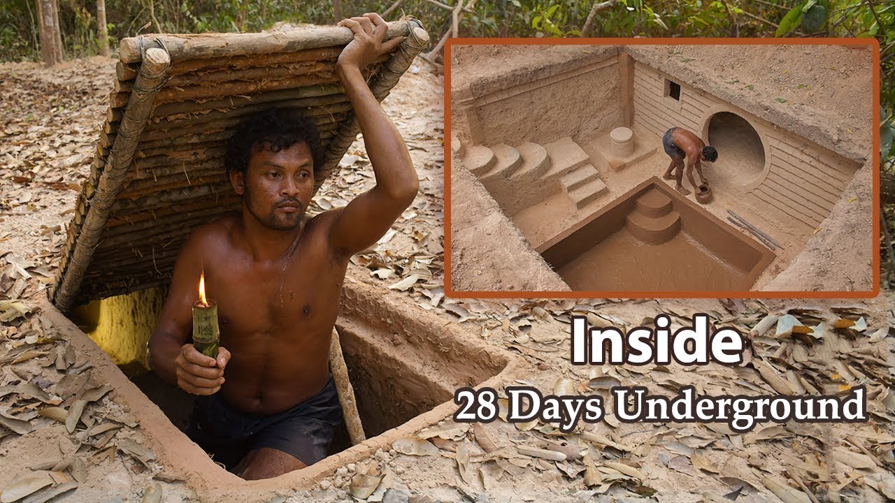 <h1 class=title>Building Underground House With Underground Swimming Pool - 2</h1>