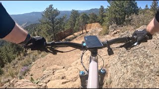 Drop Shaft - black bike park thrill ride! - Virginia Canyon Mountain Park - Idaho Springs, Colorado