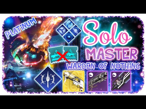 Solo 1340 Ordeal Master Nightfall - Warlock - Warden Of Nothing - Destiny 2 - Commentary