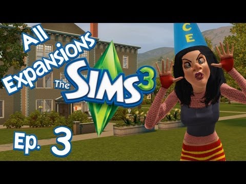 The Sims 3 UGLACY!! ALL Expansions | Ep. 3 DON'T LIVE WITH IDIOTS IN SCHOOL!!
