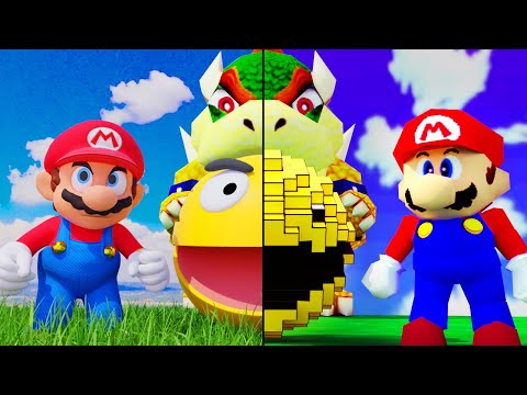OLD vs NEW - Super Mario and Pacman