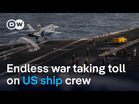 Concern for crew stuck on US aircraft carrier as Iran war drags on | DW News