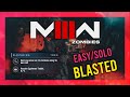 Blasted (Tier 5) | MW3 Zombies GUIDE | Quick/Solo | MWZ Mission Tutorial