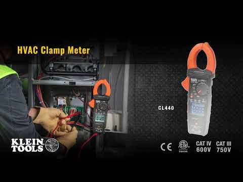 HVAC Clamp Meter - CL440 | Klein Tools HVAC Clamp Meter - CL440 | Klein Tools